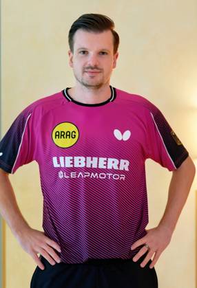 Ricardo Walther, ASC Gruenwettersbach, Germany; photo ms3564 b 1 at the European Table Tennis Championships in Ljubljana, Slovenia; LJUBLJANA, SLOVENIA, OCTOBER 12, 2026 Ricardo Walther of ASC Gruenwettersbach, Germany (photo ms3564 b 1) at the European Table Tennis Championships at the Stozice Arena in Ljubljana, Slovenia Ljubljana Stozice Arena Slovenia