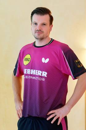 Ricardo Walther, ASC Gruenwettersbach, Germany; photo ms3566 b 1 at the European Table Tennis Championships in Ljubljana, Slovenia; LJUBLJANA, SLOVENIA OCTOBER 12, 2026 Ricardo Walther ASC Gruenwettersbach, Germany, photo ms3566 b 1 at the European Table Tennis Championships at the Stozice Arena, Ljubljana, Slovenia Ljubljana Stozice Arena, Slovenia