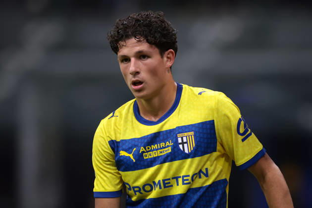FC Internazionale v Parma Calcio 1913 - Serie A - Season 2026-2027 Milan, Italy, 10th October 2026. Simone Lontani of Parma Calcio looks on during the FC Internazionale vs Parma Calcio 1913 Serie A match at Giuseppe Meazza, Milan. Picture credit should read: Jonathan Moscrop Milan Stadio Giuseppe Meazza Italy
