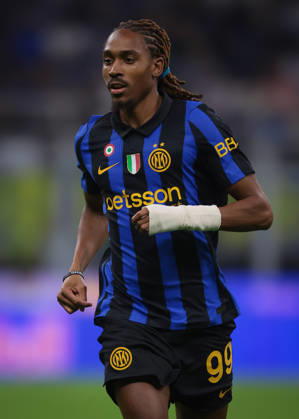 FC Internazionale v Parma Calcio 1913 - Serie A - Season 2026-2027 Milan, Italy, 10th October 2026. Djed Spence of FC Internazionale during the FC Internazionale vs Parma Calcio 1913 Serie A match at Giuseppe Meazza, Milan. Picture credit should read: Jonathan Moscrop Milan Stadio Giuseppe Meazza Italy