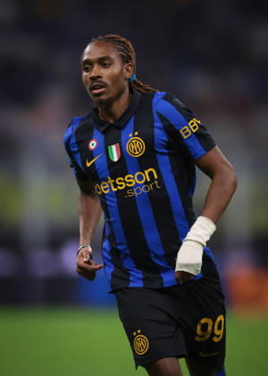 FC Internazionale v Parma Calcio 1913 - Serie A - Season 2026-2027 Milan, Italy, 10th October 2026. Djed Spence of FC Internazionale during the FC Internazionale vs Parma Calcio 1913 Serie A match at Giuseppe Meazza, Milan. Picture credit should read: Jonathan Moscrop Milan Stadio Giuseppe Meazza Italy
