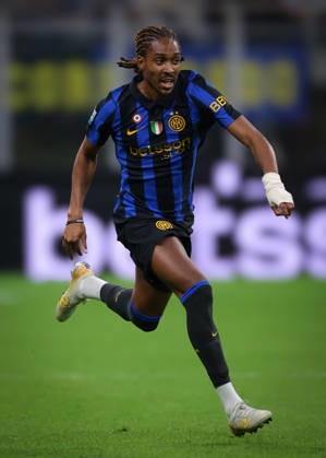 FC Internazionale v Parma Calcio 1913 - Serie A - Season 2026-2027 Milan, Italy, 10th October 2026. Djed Spence of FC Internazionale during the FC Internazionale vs Parma Calcio 1913 Serie A match at Giuseppe Meazza, Milan. Picture credit should read: Jonathan Moscrop Milan Stadio Giuseppe Meazza Italy
