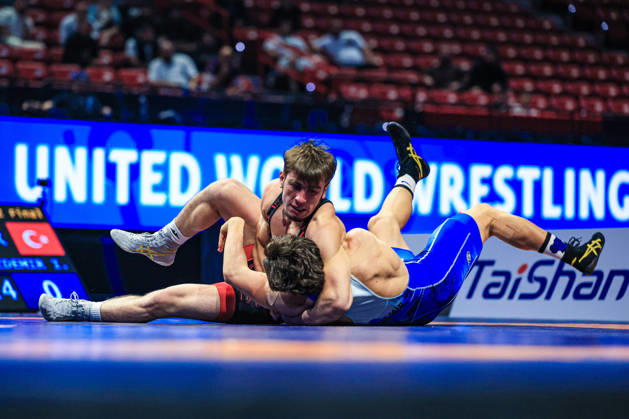 U23 World Championships, 72 kg, Greco-Roman: Yussuf Ashrapov (KAZ) defeated Ibrahim Ozdemir (TUR) Copyright: xAmirrezaxAliasgarix Kadir Caliskan United World Wr