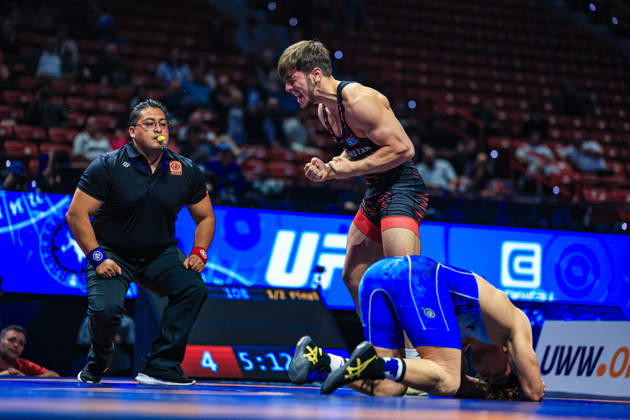 U23 World Championships, 72 kg, Greco-Roman: Yussuf Ashrapov (KAZ) defeated Ibrahim Ozdemir (TUR) Copyright: xAmirrezaxAliasgarix Kadir Caliskan United World Wr