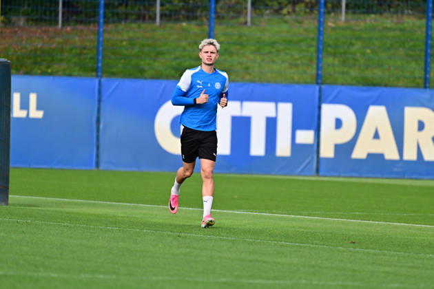 October 13, 2026, Soccer, Men s, 2nd Bundesliga, 2026–2027 Season, Holstein Kiel Training, KSV Frederik Roslyng in rehabilitation training in Kiel, near Holstein Stadium Projensdorf, Training Center, Northern Schleswig-Holstein, Germany
