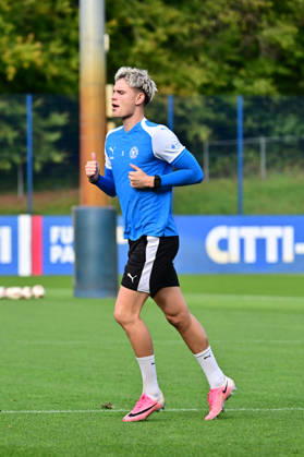 October 13, 2026, Soccer, Men s, 2nd Bundesliga, 2026–2027 Season, Holstein Kiel Training, KSV Frederik Roslyng in rehabilitation training in Kiel, near Holstein Stadium Projensdorf, Training Center, Northern Schleswig-Holstein, Germany