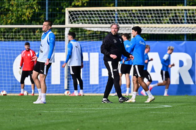 October 13, 2026, Soccer, Men s, 2nd Division Bundesliga, 2026–2027 Season, Holstein Kiel Practice, KSV Assistant Coach Michael Wimmer, Kiel, near Holstein Stadium in Projensdorf, Training Center, Northern Schleswig-Holstein, Germany