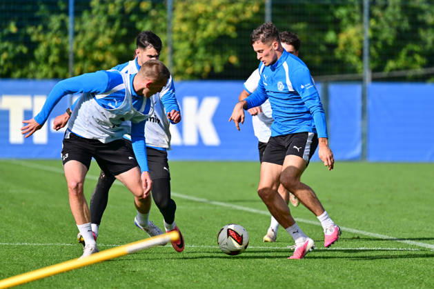 October 13, 2026, Soccer, Men s, 2nd Division Bundesliga, 2026–2027 Season, Holstein Kiel Training, KSV Lasse Rosenboom in rehabilitation training in Kiel, near Holstein Stadium Projensdorf, Training Center, Northern Schleswig-Holstein, Germany