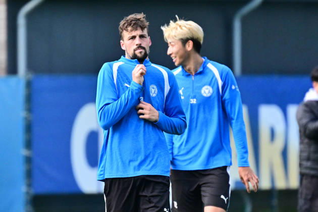 October 13, 2026, Soccer, Men s, 2nd Bundesliga, 2026–2027 Season, Holstein Kiel Practice, KSV Captain Jonas Meffert, Kiel, near Holstein Stadium Projensdorf, Training Center, Northern Schleswig-Holstein, Germany