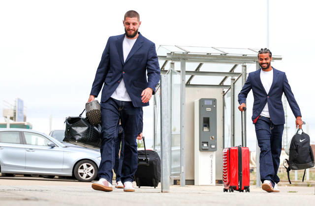 October 13, 2026, Stuttgart, Soccer, UEFA Champions League, 2026–2027 season, VfB Stuttgart flies to Bratislava, departure, Jeff Chabot