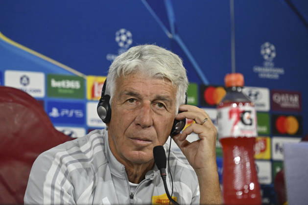SOCCER - UEFA Champions League - AS Roma - press conference, PK, Pressekonferenz Photo by IPA ABACAPRESS.COM89631958 - Gian Piero Gasperini, head coach of AS Roma, during the 2026–2027 UEFA Champions League match between AS Roma and Real Madrid, at the press conference and pre-match training session at the Trigoria Training Center on October 13, 2026, in Rome, Rome. During the AS Roma press conference for the UEFA Champions League soccer match in Rome, Italy, on October 13, 2026 Roma Italy  Copyright: xIPAxSport ABACAx