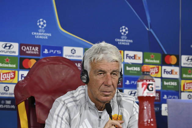 SOCCER - UEFA Champions League - AS Roma - press conference, PK, Pressekonferenz Photo by IPA ABACAPRESS.COM89631940 - Gian Piero Gasperini, head coach of AS Roma, during the 2026–2027 UEFA Champions League match between AS Roma and Real Madrid, at the press conference and pre-match training session at the Trigoria Training Center on October 13, 2026, in Rome, Rome. During the AS Roma press conference for the UEFA Champions League soccer match in Rome, Italy, on October 13, 2026 Roma Italy  Copyright: xIPAxSport ABACAx