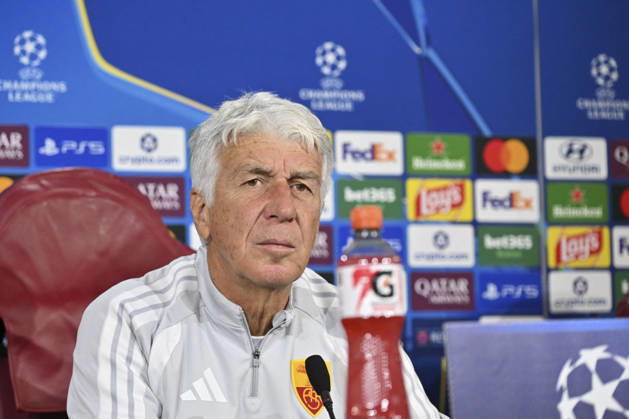 SOCCER - UEFA Champions League - AS Roma - press conference, PK, Pressekonferenz Photo by IPA ABACAPRESS.COM89631952 - Gian Piero Gasperini, head coach of AS Roma, during the 2026–2027 UEFA Champions League match between AS Roma and Real Madrid, at the press conference and pre-match training session at the Trigoria Training Center on October 13, 2026, in Rome, Rome. During the AS Roma press conference for the UEFA Champions League soccer match in Rome, Italy, on October 13, 2026 Roma Italy  Copyright: xIPAxSport ABACAx