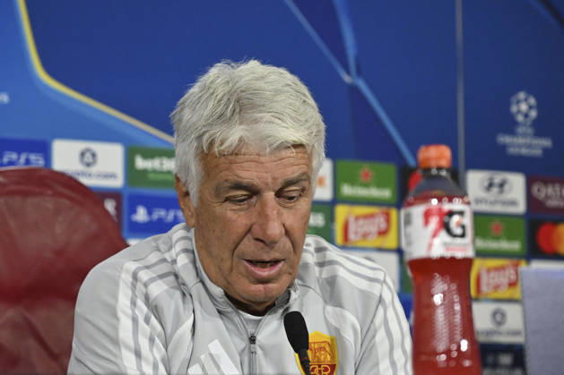 SOCCER - UEFA Champions League - AS Roma - press conference, PK, Pressekonferenz Photo by IPA ABACAPRESS.COM89631957 - Gian Piero Gasperini, head coach of AS Roma, during the 2026–2027 UEFA Champions League match between AS Roma and Real Madrid, at the press conference and pre-match training session at the Trigoria Training Center on October 13, 2026, in Rome, Rome. During the AS Roma press conference for the UEFA Champions League soccer match in Rome, Italy, on October 13, 2026 Roma Italy  Copyright: xIPAxSport ABACAx