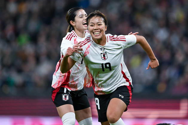 Women s International Match 26 27: Germany vs. Japan on October 13, 2026, at the Weserstadion in Bremen. Cheers, goal celebrations, goal scorers. Goal scorer Momoko Tanikawa of Japan celebrates after scoring to make it 0–1. MT