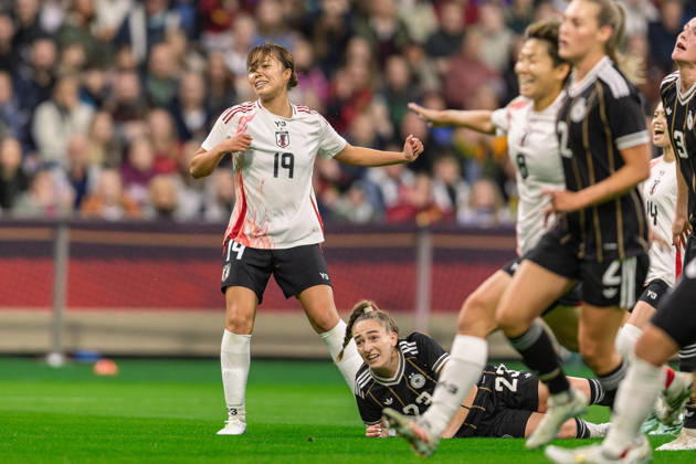 Soccer I Women s I 2026–2027 Season I Friendly Match I Germany vs. Japan I October 13, 2026 Momoko Tanikawa, 19, of Japan celebrates after scoring a goal Celebration Goal for Japan Bremen Weserstadion Bremen, Germany Copyright: xLobeca CedricxSiefkerx