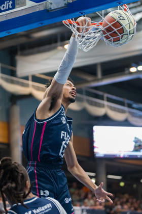 Michael Diggins Jr., Bristol, 2, Syntainics MBC vs. Bristol Flyers, European North Basketball League (ENBL), 2026–27, Germany, United Kingdom, October 13, 2026, Weissenfels Stadthalle, Saxony-Anhalt, Germany