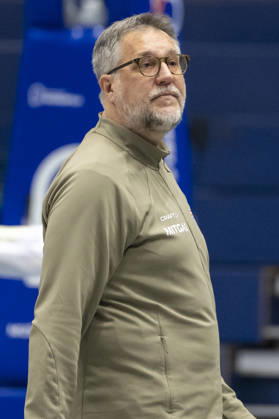 ENBL 2026–2027 Syntainics MBC vs. Bristol Flyers Weissenfels, Germany October 13, 2026 Pictured: Silvano Poropat, athletic director of MBC Weissenfels, at the Weissenfels City Hall, Saxony-Anhalt, Germany