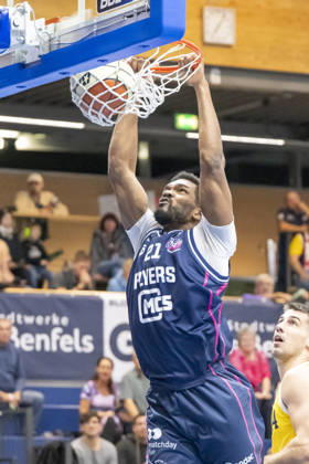 ENBL 2026–2027 Syntainics MBC vs. Bristol Flyers Weissenfels, Germany October 13, 2026 Pictured: Marcus Delpeche, Bristol Weissenfels City Hall, Saxony-Anhalt, Germany