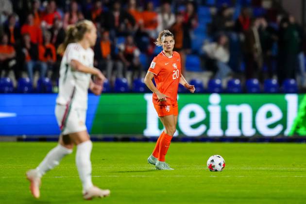 TILBURG , 13-10-2026 , Koning Willem II Stadium , season 2026 2027 , UEFA World Cup Qualification play-offs football , match between The Netherlands and Hungary (women) , picture shows Netherlands player Dominique Janssen Netherlands - Hungary (women)  x208295381x Copyright: