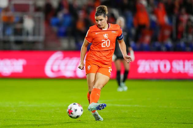 TILBURG , 13-10-2026 , Koning Willem II Stadium , season 2026 2027 , UEFA World Cup Qualification play-offs football , match between The Netherlands and Hungary (women) , picture shows Netherlands player Dominique Janssen Netherlands - Hungary (women)  x208295396x Copyright: