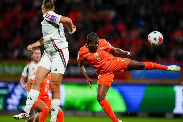 TILBURG , 13-10-2026 , Koning Willem II Stadium , season 2026 2027 , UEFA World Cup Qualification play-offs football , match between The Netherlands and Hungary (women) , picture shows Netherlands player Lineth Beerensteyn Netherlands - Hungary (women)  x208295572x Copyright:
