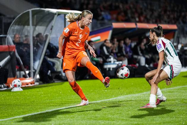 TILBURG - Lynn Wilms of the Netherlands during the World Cup qualifying match between the Netherlands and Hungary at the Koning Willem II Stadium on October 13, 2026 in Tilburg, the Netherlands. TOBIAS KLEUVER ANP xVIxANPxSportx xxANPxIVx 572342815 originalFilename: 572342815.jpg