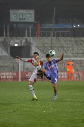 October 13, 2026, xjyhynx, Soccer 3rd Division, VfB Stuttgart U23 vs. TSG Hoffenheim II, from left: Nicolas Sessa 10, VfB Stuttgart II in a tackle with Yasin Zor 10, TSG Hoffenheim II Aspach