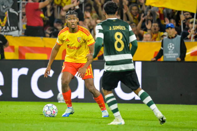 FOOTBALL : RC Lens vs Sporting Club Portugal - Ligue des Champions - Phase de Ligue - Journée 2 - 13 10 2026 Kyllian Antonio (RC Lens) LensFrance  Copyright: xBaptistexAutissierx