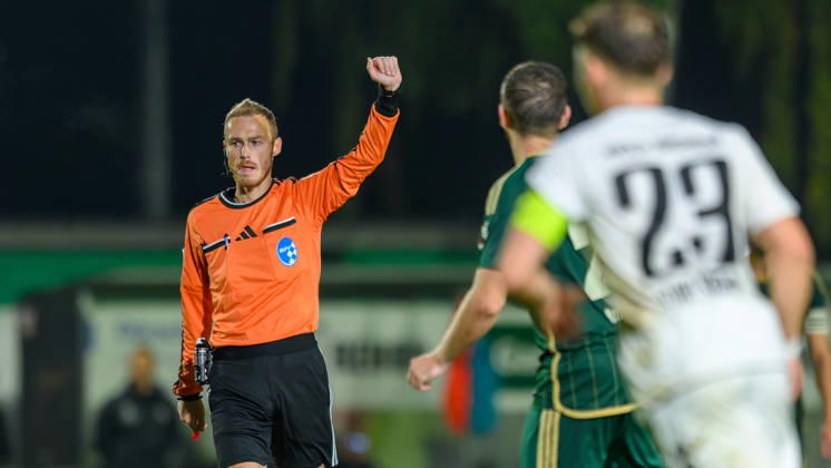 October 13, 2026 Soccer Season 2026–2027 Bavarian Regional League Matchday 14 SC Eltersdorf vs. SV Wacker Burghausen JoTe xjoxtex Stefan Treiber, Referee