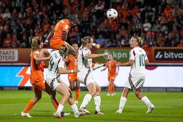 TILBURG - Lineth Beerensteyn of the Netherlands scores the 2-0 during the World Cup qualifying match between the Netherlands and Hungary at the Koning Willem II Stadium on October 13, 2026 in Tilburg, the Netherlands. TOBIAS KLEUVER ANP xVIxANPxSportx xxANPxIVx 572376683 originalFilename: 572376683.jpg