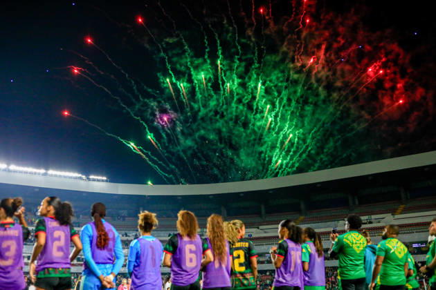 MEXICAN WOMEN S NATIONAL TEAM MEXICO VS. JAMAICA, INTERNATIONAL FRIENDLY, October 13, 2026, Querétaro, MEXICO Action photo of the fireworks during an international friendly match at the Estadio Corregidora in Querétaro, Mexico PHOTO BY IMAGENSHOP PHOTOGRAPHY AGENCY QUERÉTARO QUERÉTARO MEXICO Copyright: xLUISxGONZALEZx