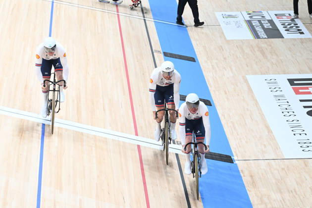 14-10-2026 World Championships Elite Track; Giornata 01; 2026, Great Britain; Ledingham Horn, Harry; Lowe, Edward; Truman, Joseph; Shanghai - Velodromo; 