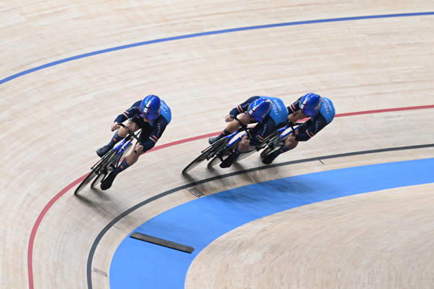 14-10-2026 World Championships Elite Track; Giornata 01; 2026, Italia; Bianchi, Matteo; Cusumano, Filippo; Predomo, Mattia; Shanghai - Velodromo; 