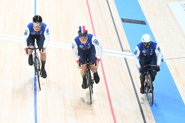 14-10-2026 World Championships Elite Track; Giornata 01; 2026, France; Gillion, Timmy; Helal, Rayan; Oliviero, Etienne; Shanghai - Velodromo; 