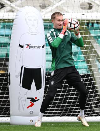Viljami Sinisalo of Celtic training this morning. Celtic FC Team Training, Football, Celtic Park, Parkhead, Glasgow, Scotland, UK - 14 Oct 2026Glasgow Celtic Park Scotland United Kingdom  Copyright: xMarkxRunnacles Shutterstockx 17214007l