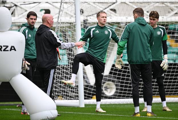 Viljami Sinisalo of Celtic training this morning. Celtic FC Team Training, Football, Celtic Park, Parkhead, Glasgow, Scotland, UK - 14 Oct 2026Glasgow Celtic Park Scotland United Kingdom  Copyright: xMarkxRunnacles Shutterstockx 17214007w