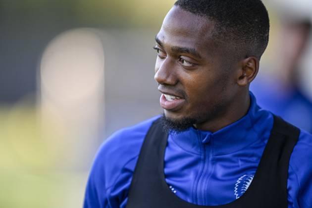 KAA Gent v AGF Aarhus - UEFA Conference League Media Activities 14 10 2026 GENT, BELGIUM - OCTOBER 14 : Balikwisha Michel-Ange forward of KAA Gent pictured during a training session ahead of the UEFA Conference League 2026 27 League Phase matchday 1 match between KAA Gent and AGF Aarhus on October 14, 2026 in Gent, Belgium, 14 10 2026 Gent Belgium Copyright: xJanxDexMeuleneirx