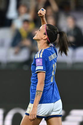 RECORD DATE NOT STATED 13th October 2026; Stadio Artemio Franchi, Florence, Italy; Womens WC Qualification Europe Football, Italy versus Belarus; Barbara Bonansea of Italy celebrates after scoring the goal of 1-0 DomenicoxCippitelli