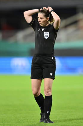RECORD DATE NOT STATED 13th October 2026; Stadio Artemio Franchi, Florence, Italy; Womens WC Qualification Europe Football, Italy versus Belarus; Referee Abigail Byrne (ENG) DomenicoxCippitelli