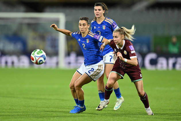 RECORD DATE NOT STATED 13th October 2026; Stadio Artemio Franchi, Florence, Italy; Womens WC Qualification Europe Football, Italy versus Belarus; Angelica Soffia of Italy DomenicoxCippitelli