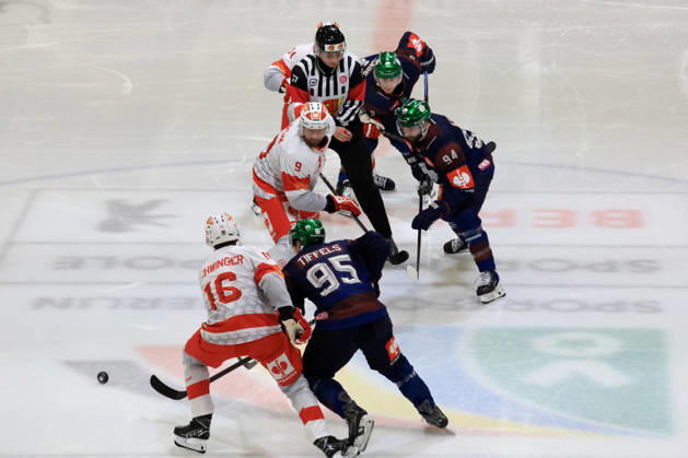 October 14, 2026, DEU, GER, Ice Hockey, Champions League, 2026–27 Season, Berlin, Eisbären Berlin vs. Klagenfurther AC, Anstoss nordphoto GmbH, Engler, City, Wellblechpalast, Federal State, Country Copyright: xNordphotox xEnglerx