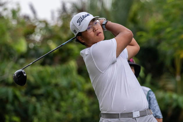 October 15, 2026, Chongqing, Macao Sar, China: Macaus, HUNG, Chi Che (a). Opening Round in the Macao Open Golf at Macau Golf & Country Club. Macau Open Golf Round 1  - ZUMAr144 20261015_zap_r144_002 Copyright: xJaynexRussellx
