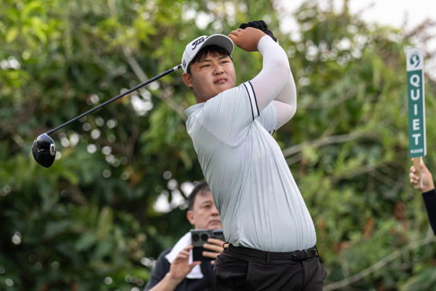 October 15, 2026, Coloane, Macao Sar, China: Minchan KIM, from Korea.Opening Round in the Macao Open Golf at Macau Golf & Country Club. Macau Open Golf Rd 1  - ZUMAr144 20261015_zap_r144_087 Copyright: xJaynexRussellx