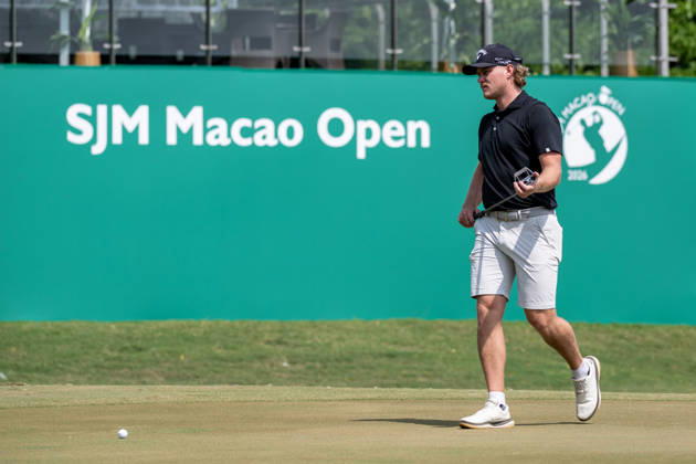 October 15, 2026, Coloane, Macao Sar, China: Australia s, Jed MORGAN on the 18th Green .Opening Round in the Macao Open Golf at Macau Golf & Country Club. Macau Open Golf Rd 1  - ZUMAr144 20261015_zap_r144_137 Copyright: xJaynexRussellx