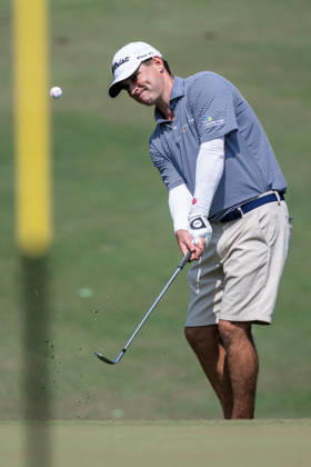 October 15, 2026, Coloane, Macao Sar, China: David BOOTE from Wales finishing his round on the 9th green.Opening Round in the Macao Open Golf at Macau Golf & Country Club. Macau Open Golf Rd 1  - ZUMAr144 20261015_zap_r144_165 Copyright: xJaynexRussellx