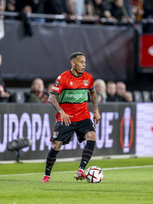 NIJMEGEN NEC Nijmegen forward Tjaronn Chery during the UEFA Europa League match between NEC and Levski Sofia at Stadion De Goffert on October 15, 2026, in Nijmegen, the Netherlands. Photo by DeFodi Images