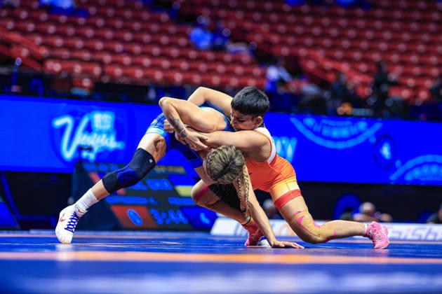 U23 World Championships, 53 kg, Women s Weight Class: Cristelle Noelle Rodriguez Dobler (USA) defeated Sweety Sweety (IND) Copyright: xAmirrezaxAliasgarix Kadir Caliskan United World Wr