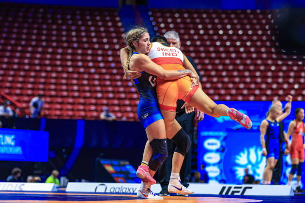 U23 World Championships, 53 kg, Women s Weight Class: Cristelle Noelle Rodriguez Dobler (USA) defeated Sweety Sweety (IND) Copyright: xAmirrezaxAliasgarix Kadir Caliskan United World Wr