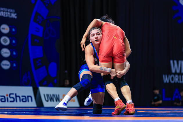 U23 World Championships, 53 kg, WW: Cristelle Noelle Rodriguez Dobler (USA) def. Xiaotong Zeng (CHN) Copyright: xAmirrezaxAliasgarix Kadir Caliskan United World Wr